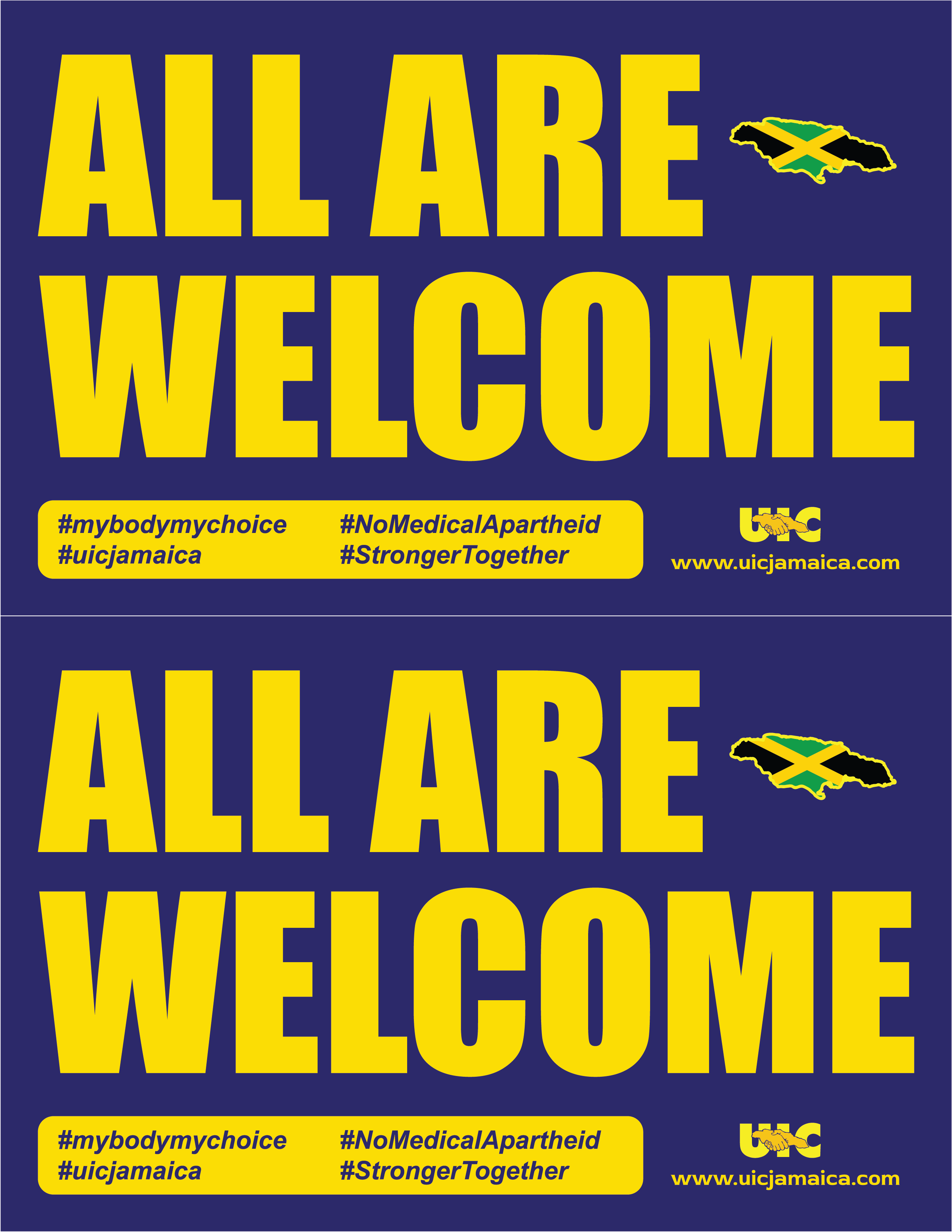 [BULK] ALL ARE WELCOME SIGNS